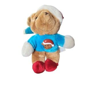 1988 RARE VINTAGE LEMONWOOD ASIA LTD SANTA BEAR WITH SHIRT PLUSH/STUFFED ANIMAL